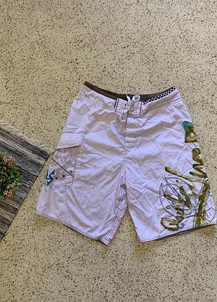 Шорти серферські вінтажні quicksilver billabong surf shorts nylon нейлонові шорти оригінал