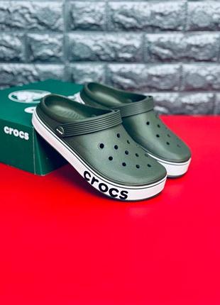 Crocs хакі унісекс 36–46 | легкі сабо для міста, відпочинку та щоденного носіння женские/мужские/подростковые сабо кроксы
