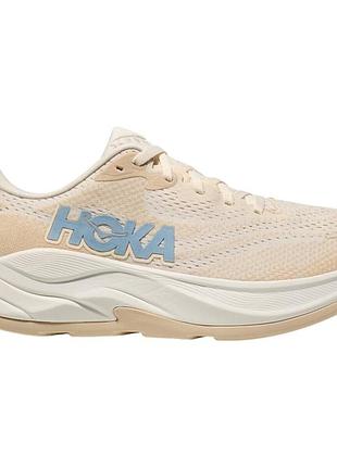 Легкі бігові кросівки hoka rincon 4 у забарвленні alabaster / oak (для жінок).розмір:42;матеріал: тканина