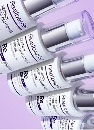 Сироватка для звуження пор з ретинолом real barrier retiniol pore tightening serum 30 ml