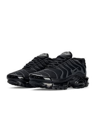 Nike air max plus all black reflective