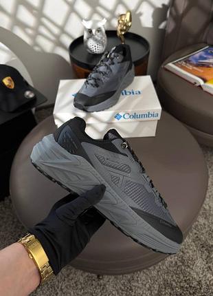 Чоловічі кросівки columbia vibram mega grip gtx grey black