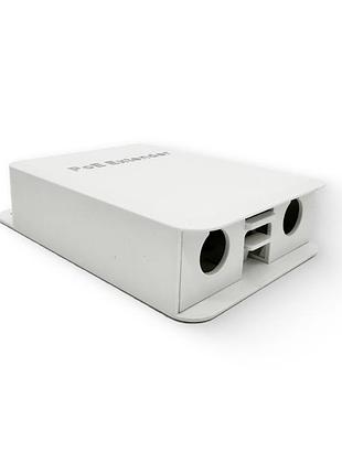 Гигабитный влагозащищенный poe-расширитель / повторитель (poe extender), модель at13gv (1 вход poe + 3 выхода poe