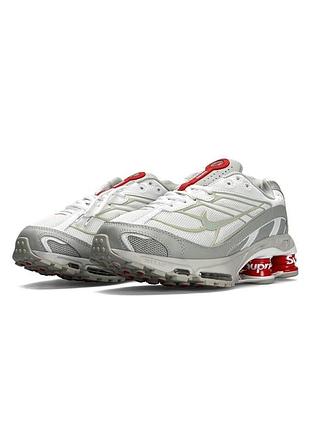 Nike x supreme shox ride 2 sp grey white red