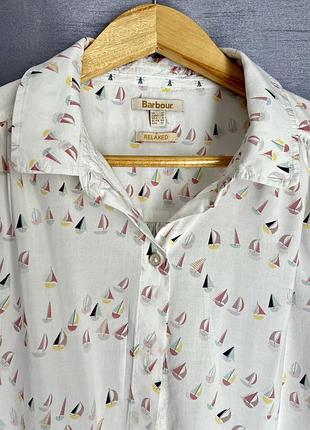 Біла жіноча блуза barbour