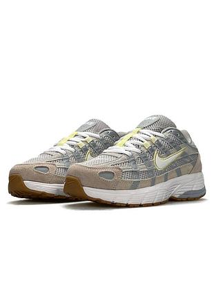 Nike p-6000 w light grey beige