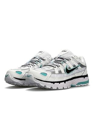 Nike p-6000 w white black mint