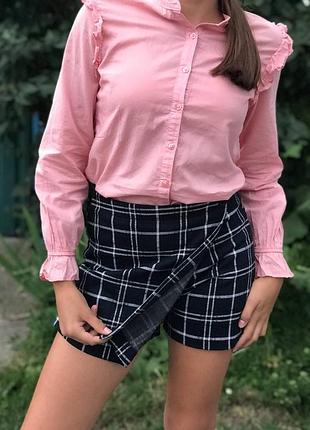 💖стильний комплект для будь-якої події
✨️ніжна рожева блуза + трендові спідниця-шорти
📏xs-s
🧵якісні та комфортні матеріали