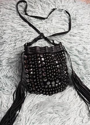Berenice paris шкіряна сумка-відро (bucket bag)