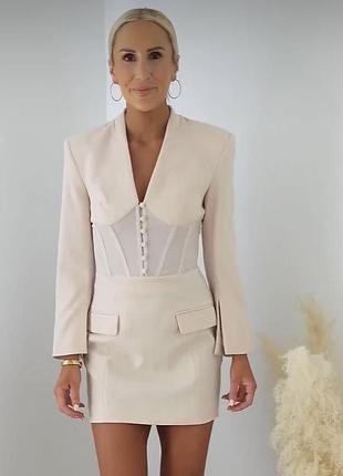 Мега стильна корсетна сукня zara