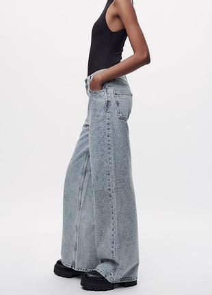 Джинси з перфорацією zara