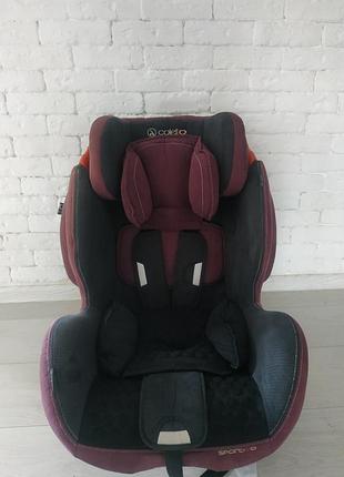 Автокрісло coletto sportivo. належить до вікової групи 1-2-3 для перевезення дітей вагою від 9 до 36 кг (орієнтовно від 9 місяців до 12 років).