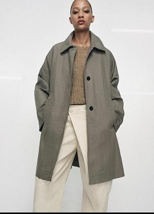 Плащ тренч zara