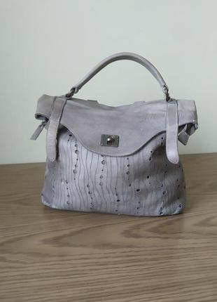 Винтажная кожаная сумка рюкзак taschendieb wien