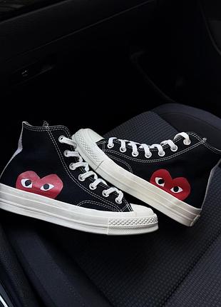 Жіночі кеди converse x play comme des garçons оригінал