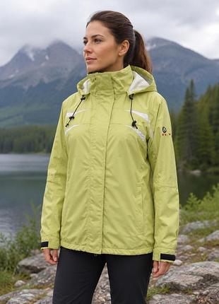 Женская треккинговая влагозащитная куртка дождевик crew (2xl)