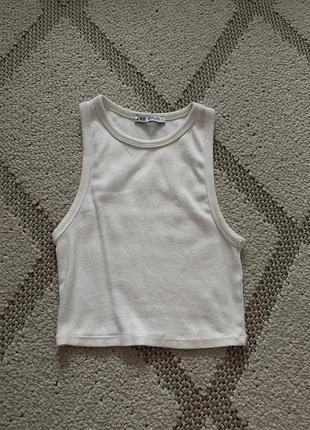 Топ zara білий
