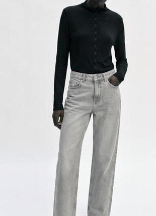 Трендові сірі джинси від zara, s