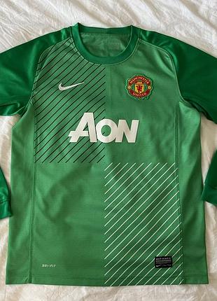 Футбольний лонгслів манчестер юнайтед 13-14 років 158-164 см nike manchester united кофта