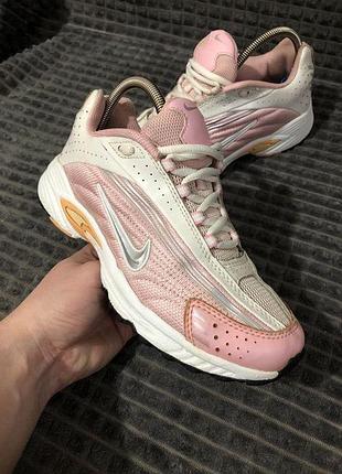 Nike 2000год (36.5-37) 23-23.5см jet stream женские кроссовки розовые