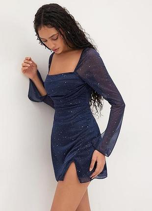 Cider dress сукня в блискітках міні zara next george h&m