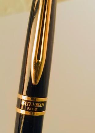 Ручка для чернил waterman позолота франция