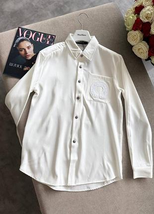 Сорочка світла на кнопка chrome hearts