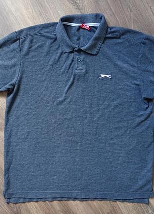 Брендова футболка поло slazenger.