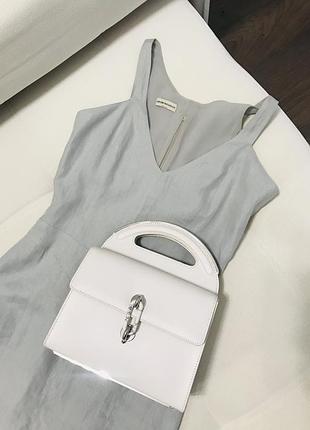 Стильный льняной сарафан armani