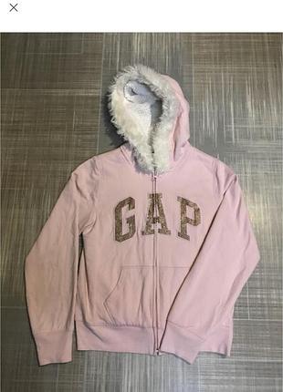 Gap 💙підлітковий одяг /тепла  рожева кофта 💛 на зріст 152 см  13 років