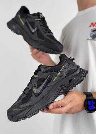 Мужские кроссовки nike terra cordura dark grey black