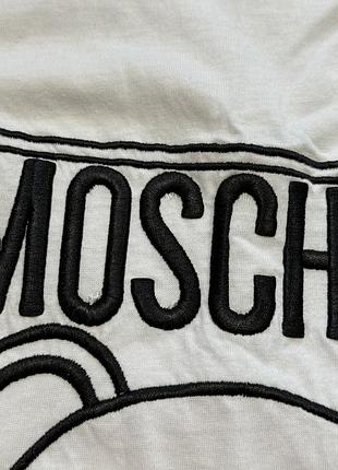 Брендова біла футболка moschino couture!