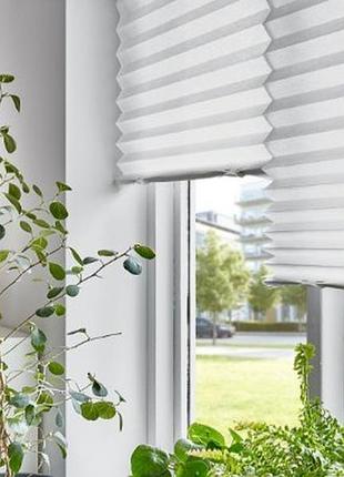 Жалюзі плісе віяло ролети плісировані ikea schottis штори самоклеючі ікеа шотіс