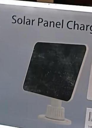 Компактная солнечная панель solar panel charger 5v 4w для автономного питания беспроводных камер наблюдения (ring, eufy, reolink и китайских wi-fi/4g