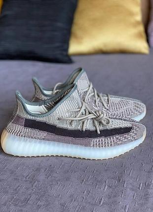 Бежевые кроссовки адидас изи буст 350 зайн унисекс adidas yeezy boost 350 v2 zyon 38
