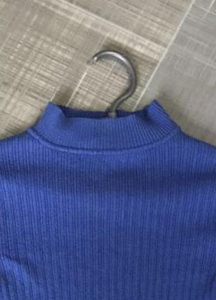 Primark 💙жіночий одяг/ теплий  синій  светр -гофре💛36/s/44