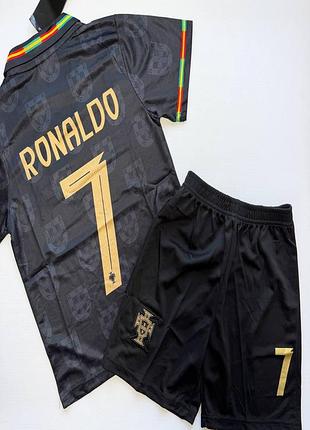 Детская подростковая футбольная форма ronaldo portugal national team