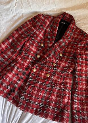 Твідовий піджак zara розмір м