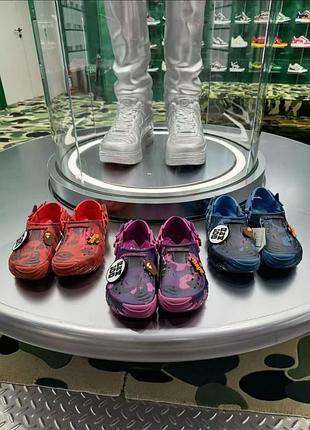 Crocs bape echo ro clog/крокси бейп/crocs бейп