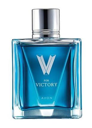 Avon v for victory чоловіча туалетна вода 75 мл