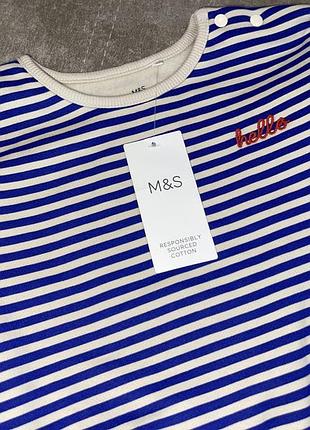 Дитячий лонгслів m&s 1.5-2роки 3