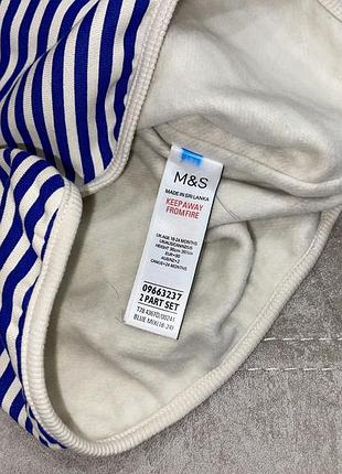 Дитячий лонгслів m&s 1.5-2роки 4