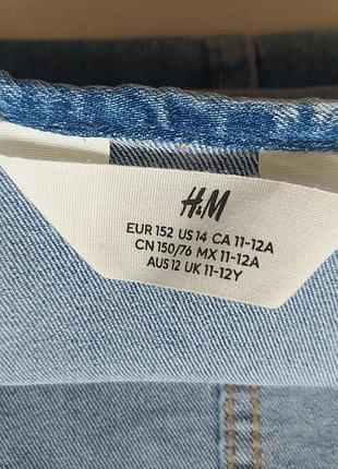 Джинсовий блакитний топ  h&m 7