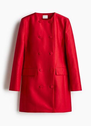 Червоний блейзер h&m