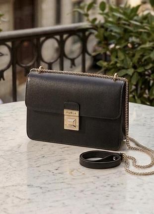 Furla dixie mini crossbody bag жіноча шкіряна сумка оригінал сумочка кросбоді фурла на подарунок дружині дівчині женская кожаная сумка оригинал