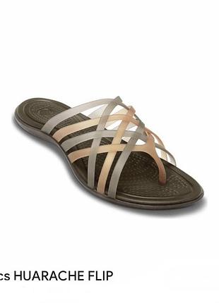 Шлепанцы crocs huarache flip flops p 40 оригинал