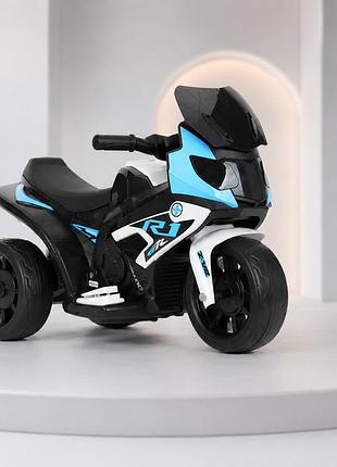 Дитячий електро-трицикл k160 блакитний / дитячий електромотоцикл акумуляторний