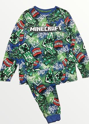 Primark велюрова піжама minecraft на хлопчика 11-12 років