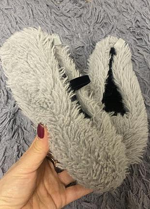 Теплі тапочки zara
