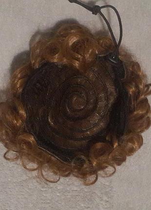 Афрокудри готовая прическа волосы шиньон кудри прическа заколка резинка